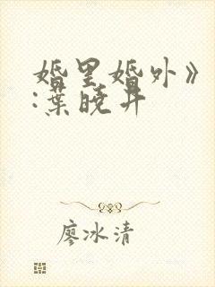 婚里婚外》作者:叶晓井