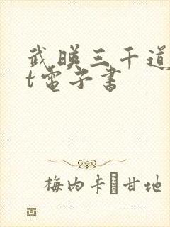 武映三千道txt电子书