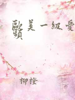 欧美一级爱爱视频