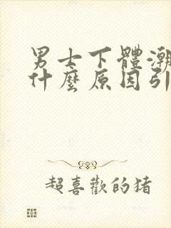 男士下体潮湿是什么原因引起的