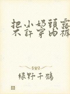 把小奶头露出来不许穿内裤