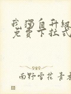 我独自升级漫画免费下拉式免费观