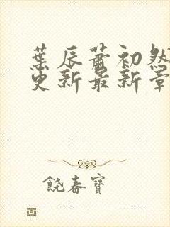 叶辰萧初然刚刚更新最新章节列表