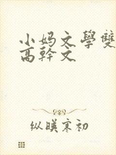 小妈文学双男主高干文