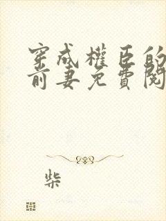 穿成权臣的炮灰前妻免费阅读