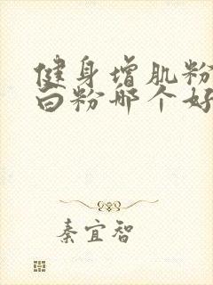 健身增肌粉和蛋白粉哪个好