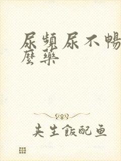 尿频尿不畅吃什么药