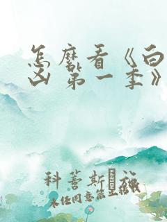 怎么看《白夜追凶 第一季》重逢版全集