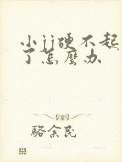 小jj硬不起来了怎么办