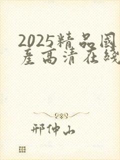 2025精品国产高清在线