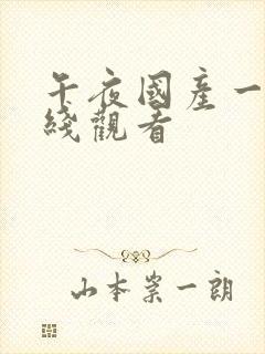 午夜国产一区在线观看