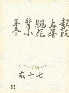 手背腕上起了一个小疙瘩鼓起硬硬的