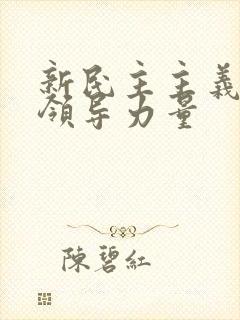 新民主主义革命领导力量