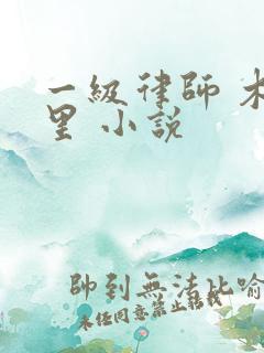 一级律师 木苏里 小说