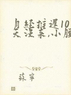 月经推迟10几天没来,小腹隐隐作痛