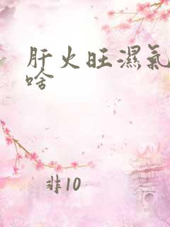 肝火旺湿气重吃啥