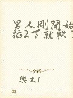 男人刚开始硬的插2下就软了