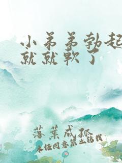 小弟弟勃起一会就就软了