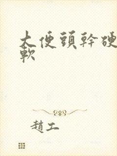 大便头干硬 后软