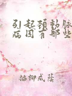 引起颈动脉斑块病因有那些