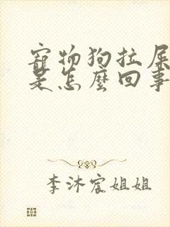 宠物狗拉屎带血是怎么回事