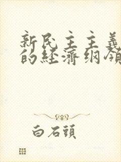 新民主主义革命的经济纲领是( ).