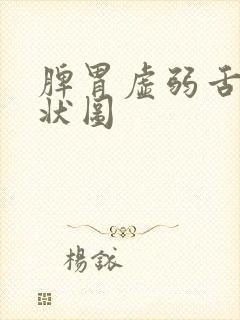 脾胃虚弱舌苔症状图