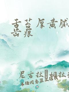 舌苔厚黄腻边有齿痕