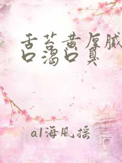 舌苔黄厚腻口干口渴口臭