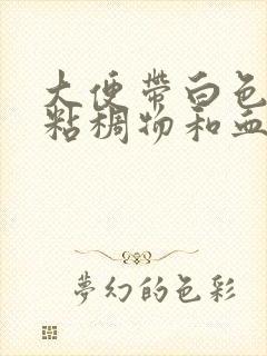 大便带白色脓性粘稠物和血