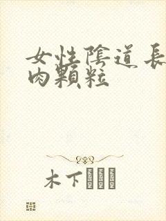 女性阴道长好多肉颗粒