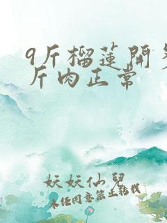 9斤榴莲开多少斤肉正常