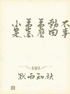 小弟弟勃不起来是怎么回事