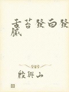 舌苔发白发黄厚腻