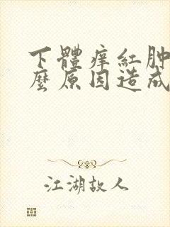 下体痒红肿是什么原因造成