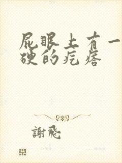 屁眼上有一个硬硬的疙瘩