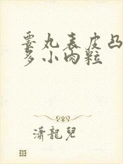 睾丸表皮凸起很多小肉粒