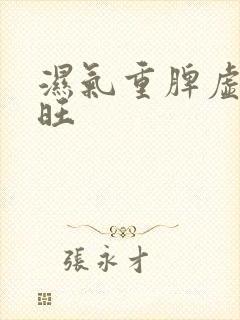 湿气重脾虚肝火旺