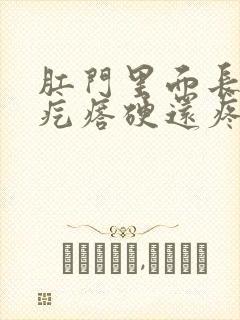 肛门里面长了个疙瘩硬还疼