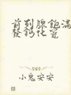 前列腺饱满伴多发钙化灶