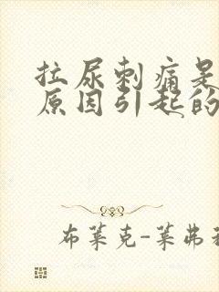 拉尿刺痛是什么原因引起的