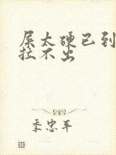 屎太硬已到肛门拉不出