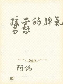 孩子的脾气暴躁易怒