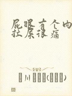 屁眼有个肉球,拉屎很痛