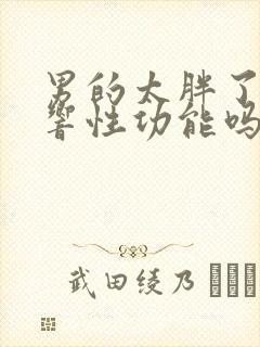 男的太胖了会影响性功能吗