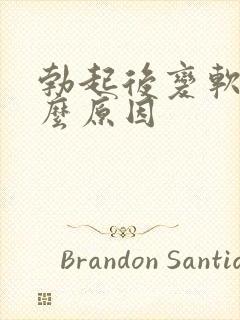 勃起后变软是什么原因