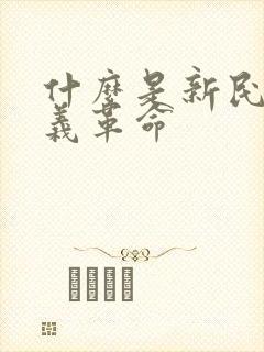 什么是新民主主义革命