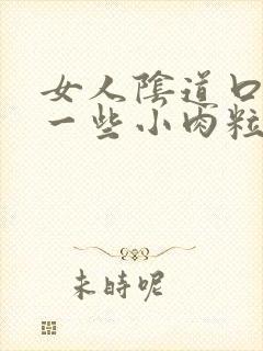 女人阴道口长了一些小肉粒