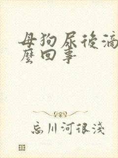 母狗尿后滴血怎么回事