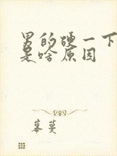 男的硬一下又软是啥原因